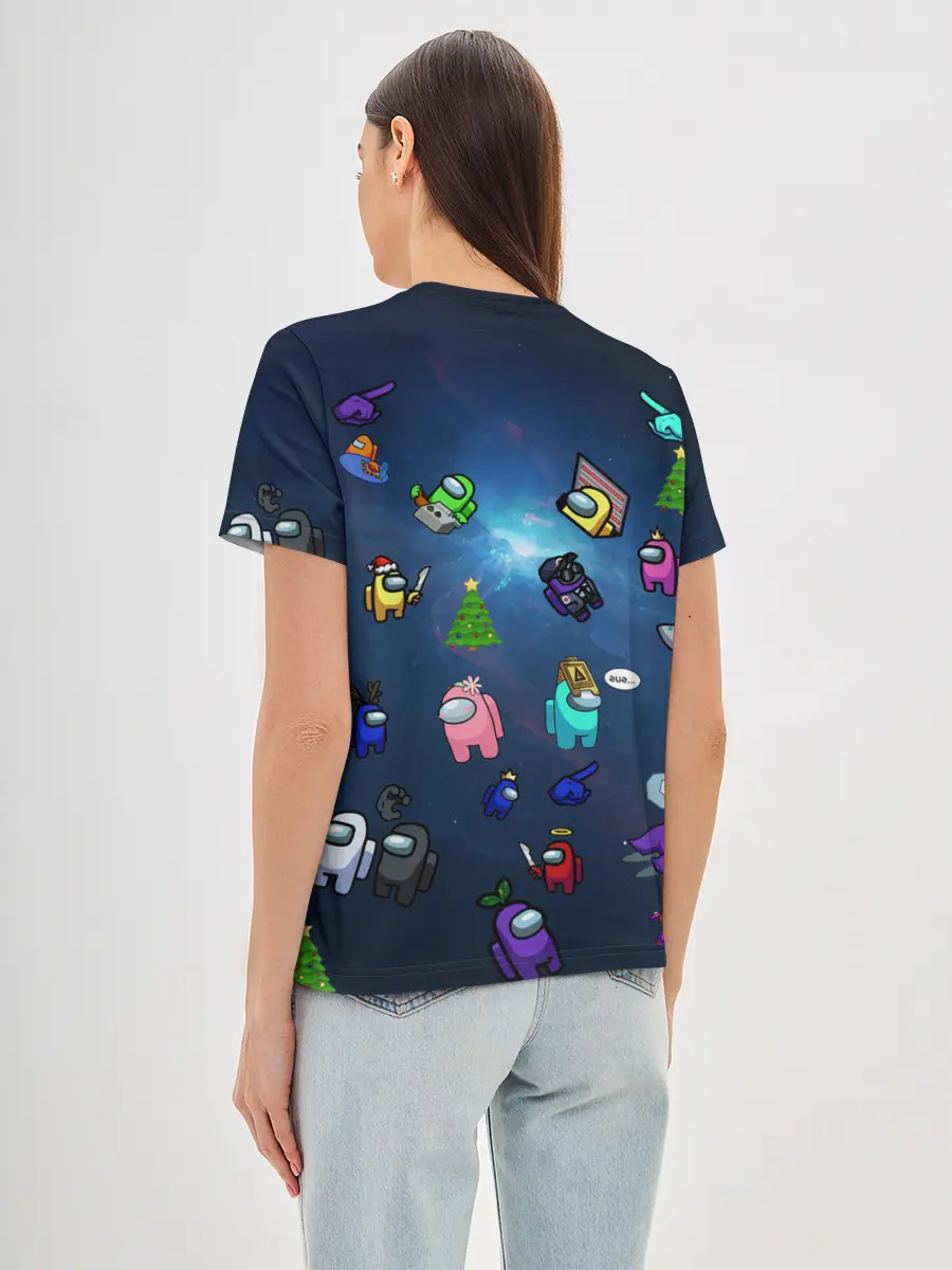 Женская базовая футболка / Among US