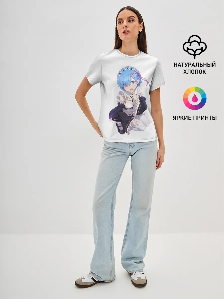 Женская базовая футболка / Re:Zero