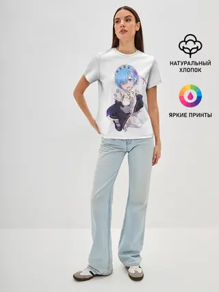 Женская базовая футболка / Re:Zero