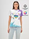 Женская базовая футболка / POP IT HEART