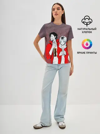 Женская базовая футболка / Haikyuu Шоё Хината