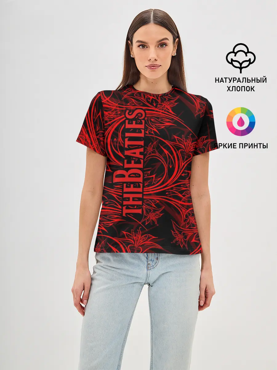 Женская базовая футболка / The Beatles