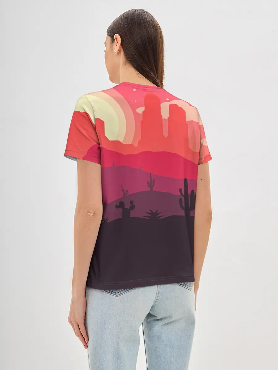 Женская базовая футболка / Пустыня