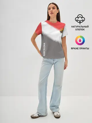 Женская базовая футболка / Barcelona