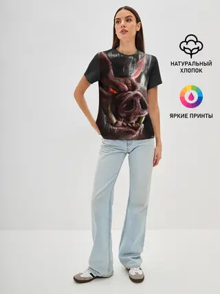 Женская базовая футболка / DUKE NUKEM