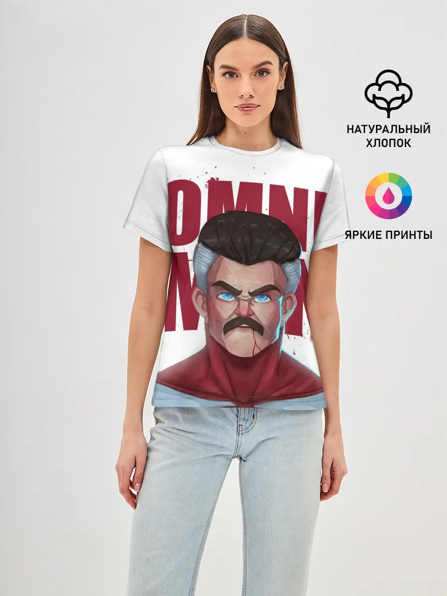 Женская базовая футболка / Омни Мен