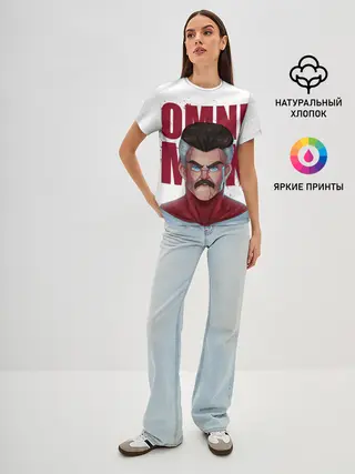 Женская базовая футболка / Омни Мен
