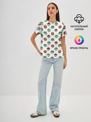 Женская базовая футболка / Южный парк