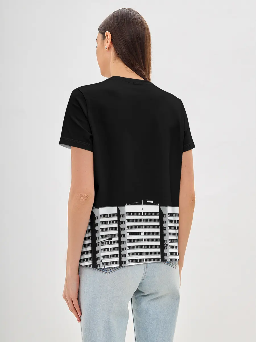 Женская базовая футболка / Панелька