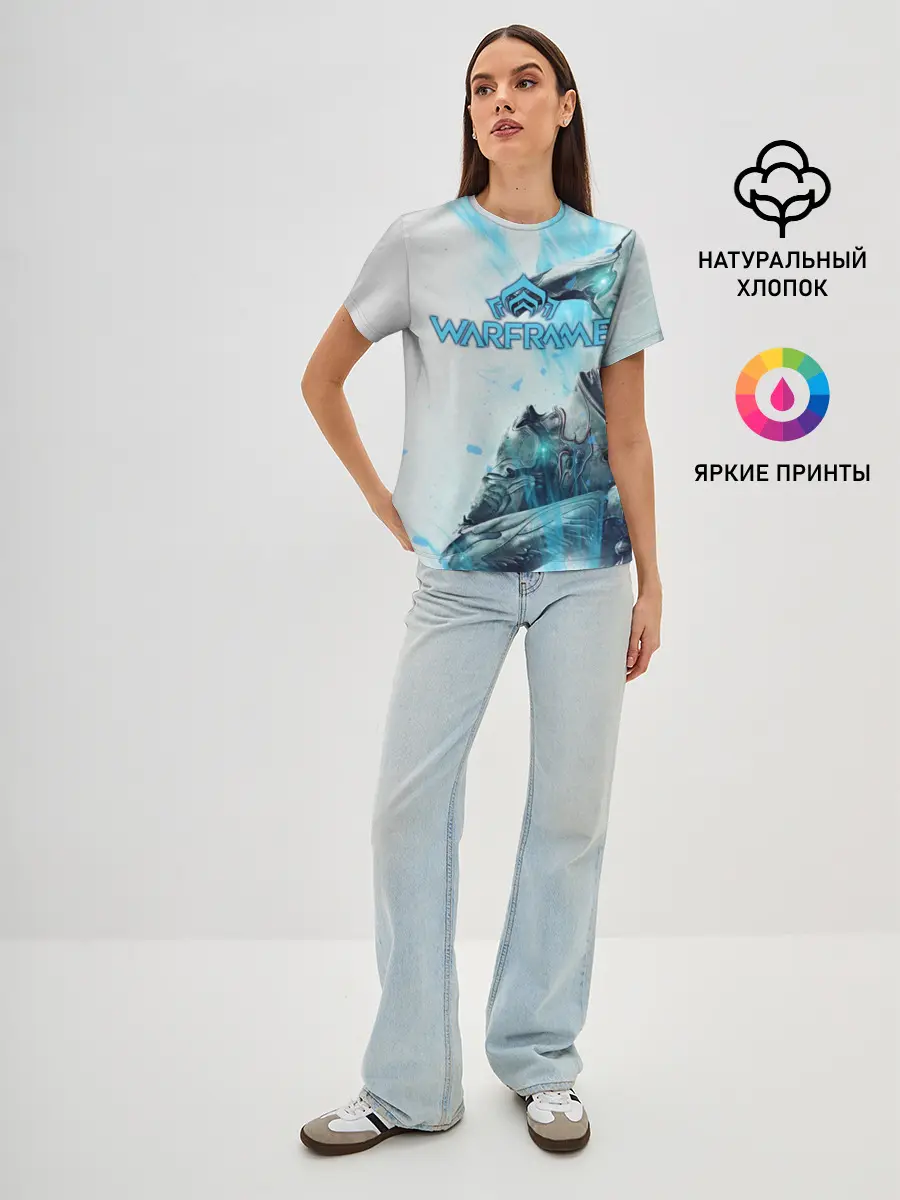 Женская базовая футболка / Warframe