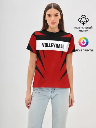 Женская базовая футболка / Volleyball