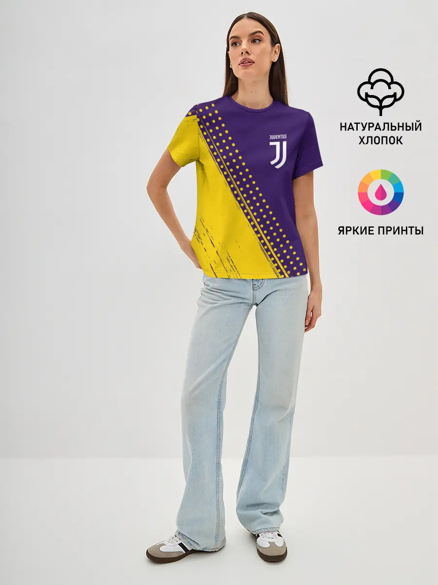 Женская базовая футболка / JUVENTUS / ЮВЕНТУС