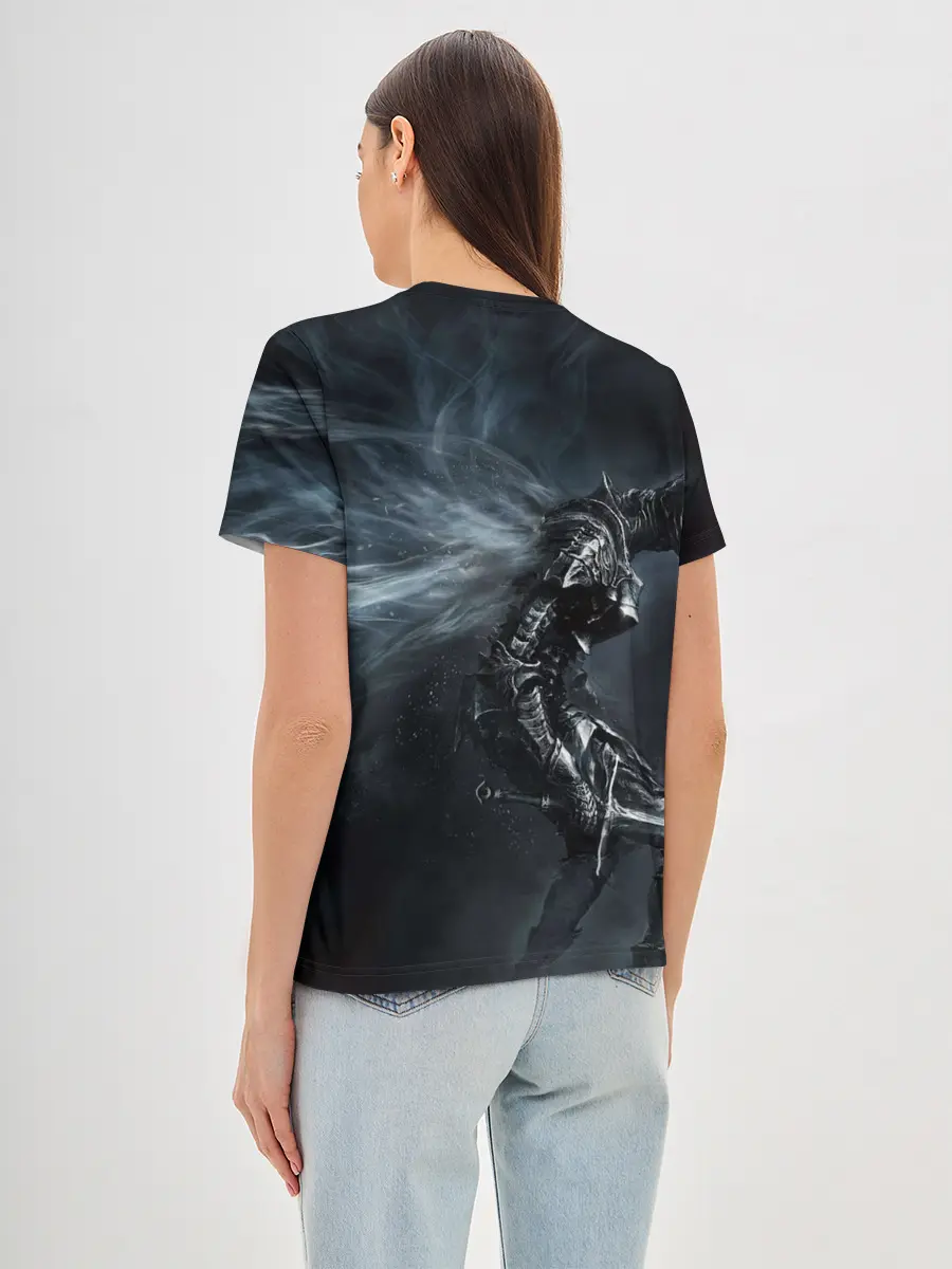 Женская базовая футболка / Ночной рыцарь