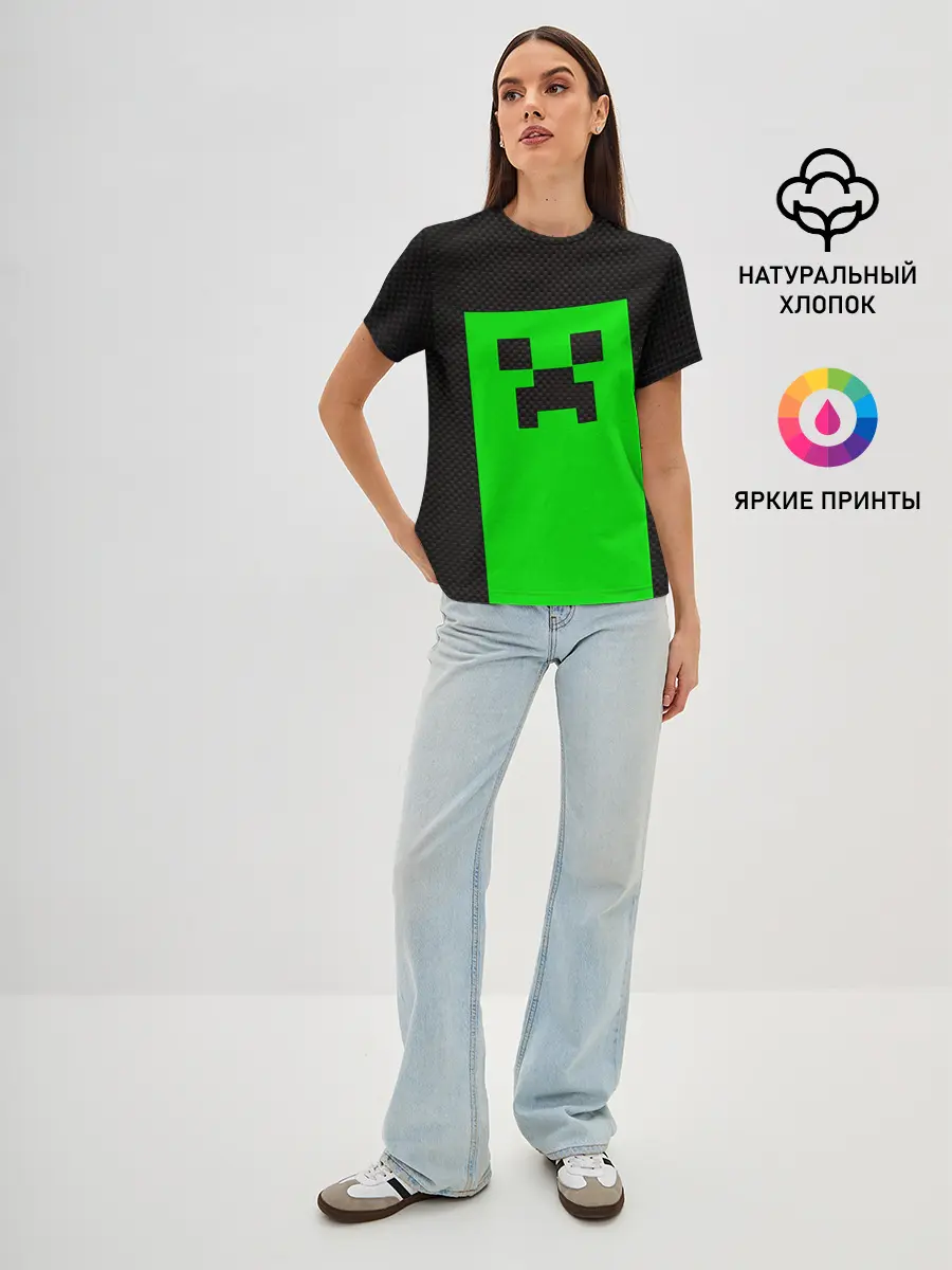 Женская базовая футболка / MINECRAFT