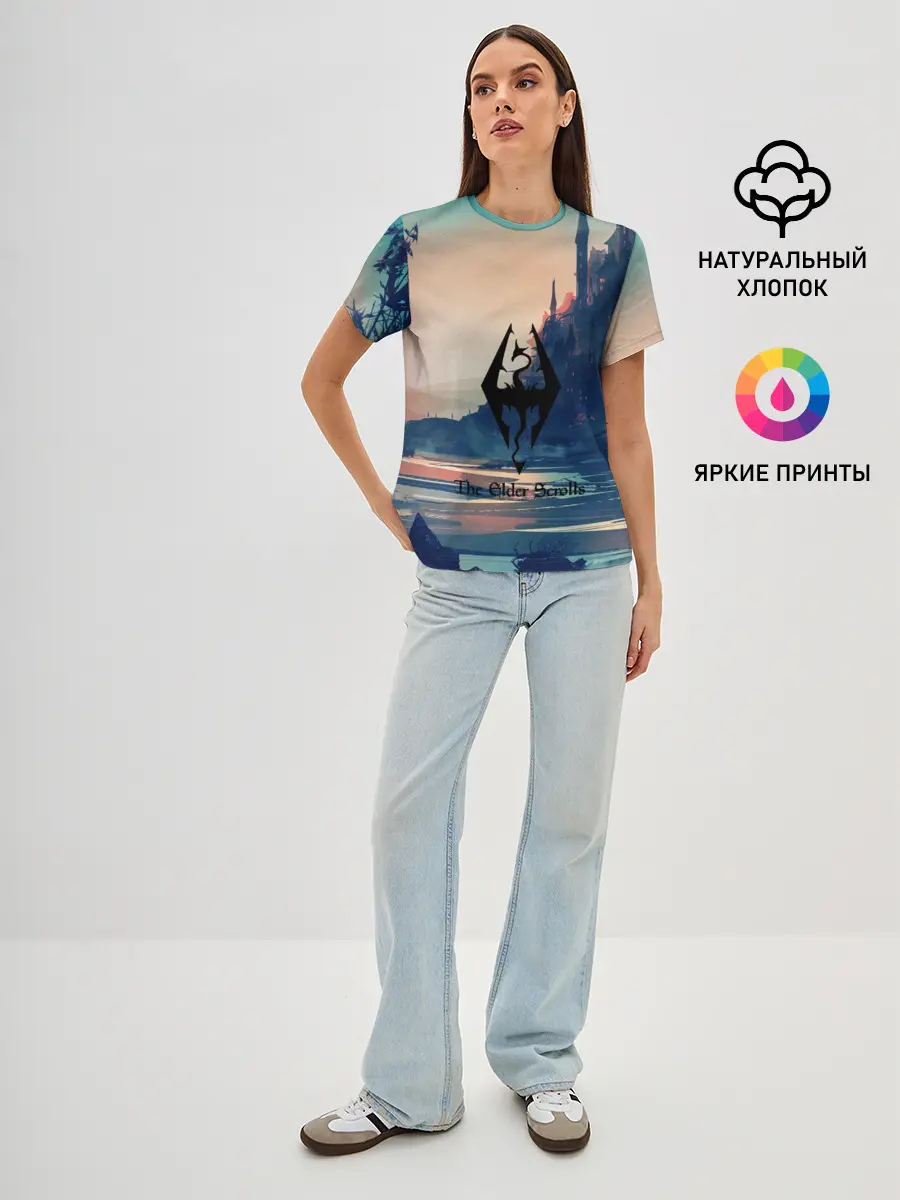 Женская базовая футболка / The Elder Scrolls