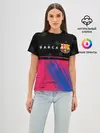 Женская базовая футболка / BARCELONA / БАРСЕЛОНА