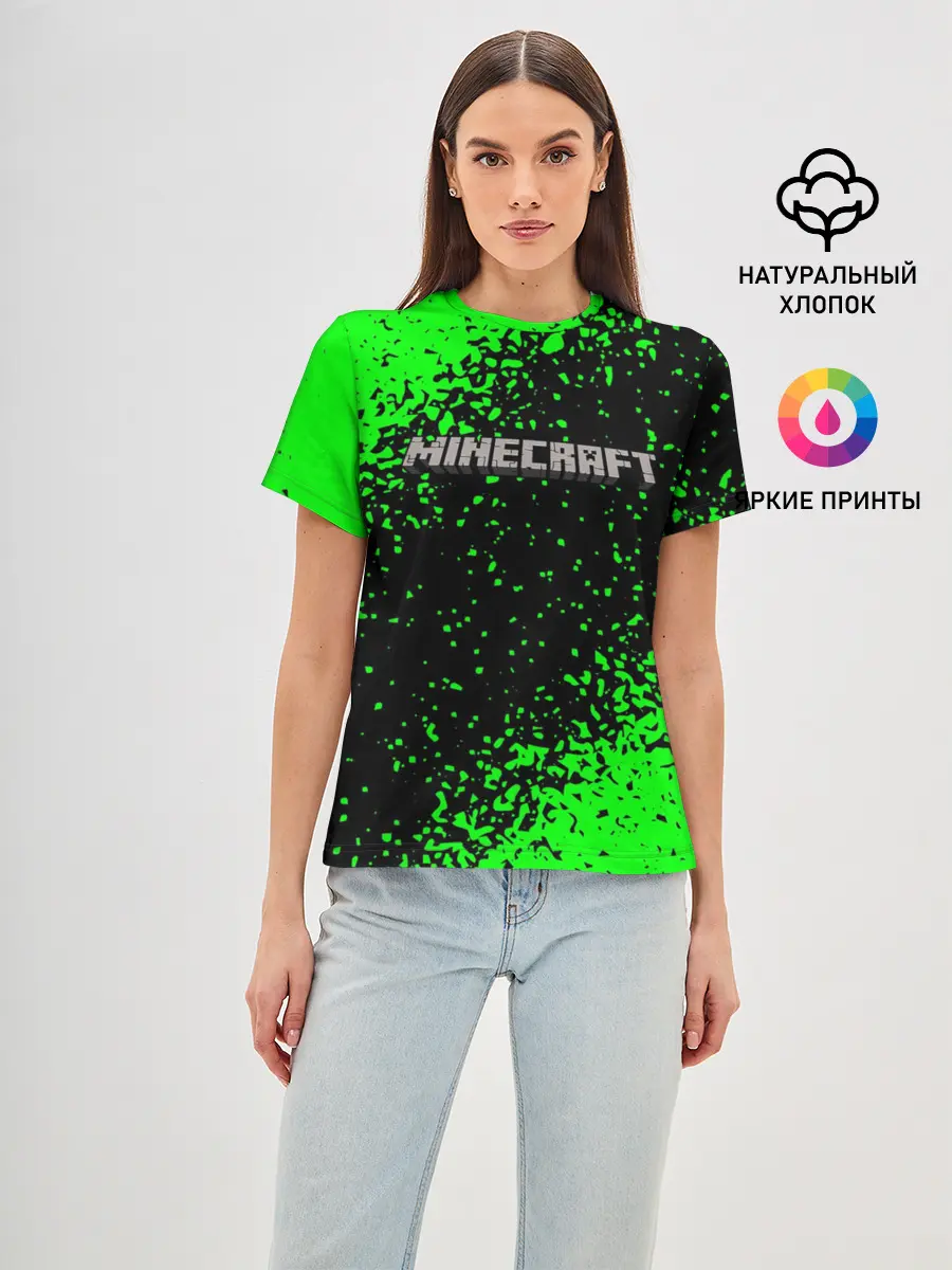 Женская базовая футболка / MINECRAFT