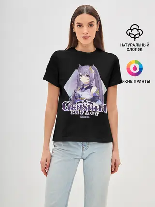 Женская базовая футболка / Genshin Impact