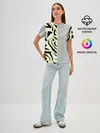 Женская базовая футболка / Зебра