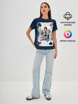 Женская базовая футболка / The Joker Card