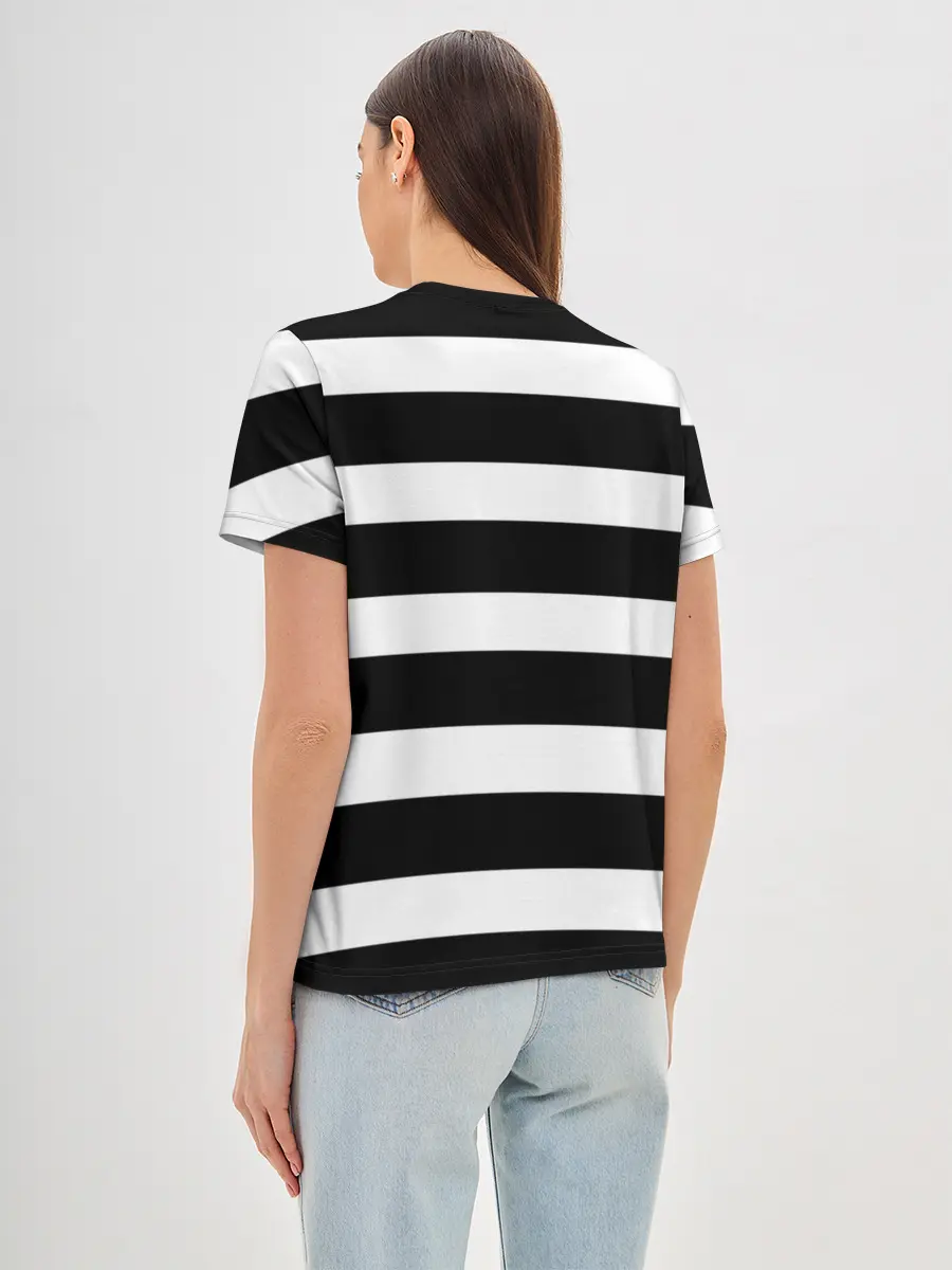 Женская базовая футболка / Костюм заключенного