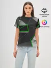Женская базовая футболка / 3D полигон