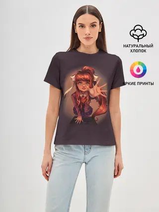 Женская базовая футболка / Моника.