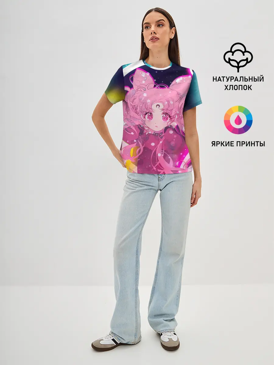 Женская базовая футболка / ДОЧЬ ЛУНЫ