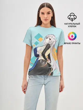 Женская базовая футболка / Рэона Кисараги