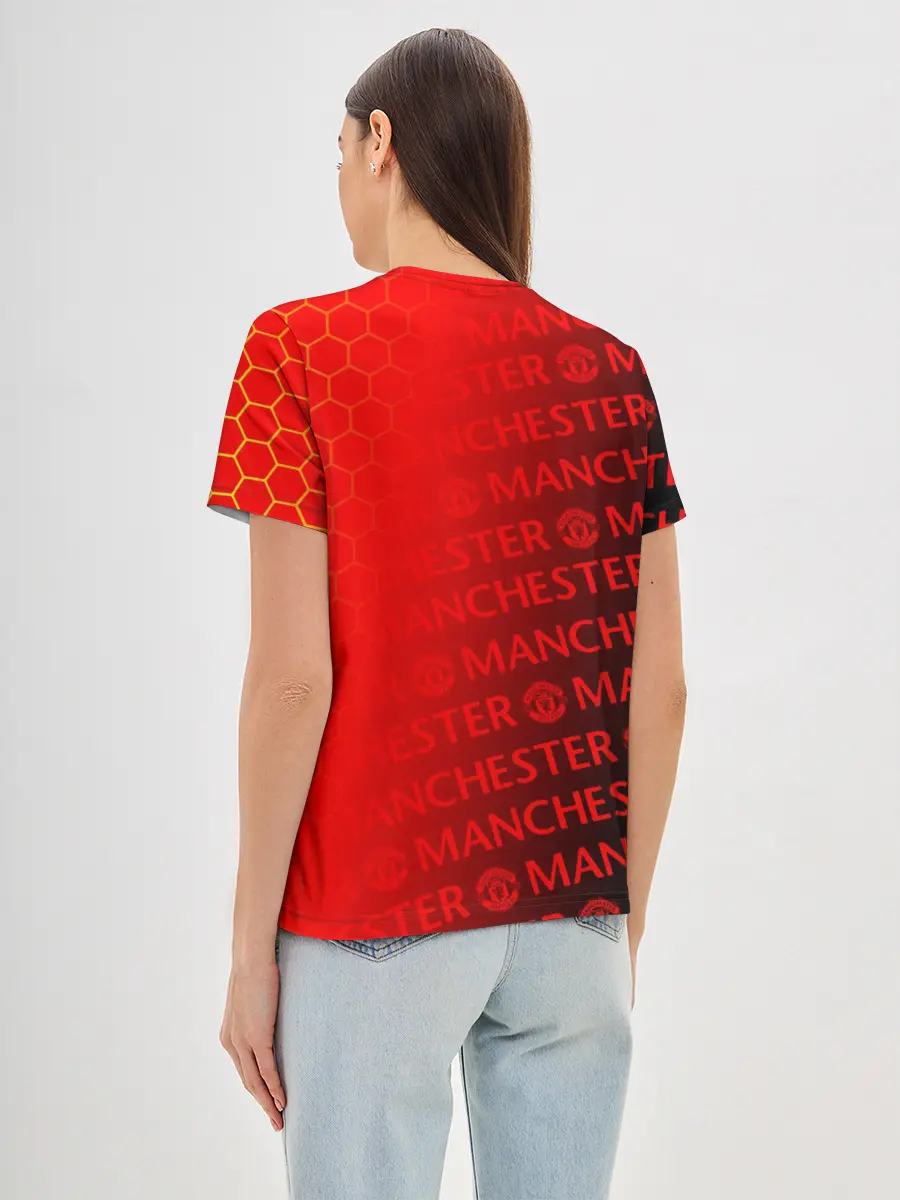 Женская базовая футболка / МАНЧЕСТЕР / MANCHESTER UNITED