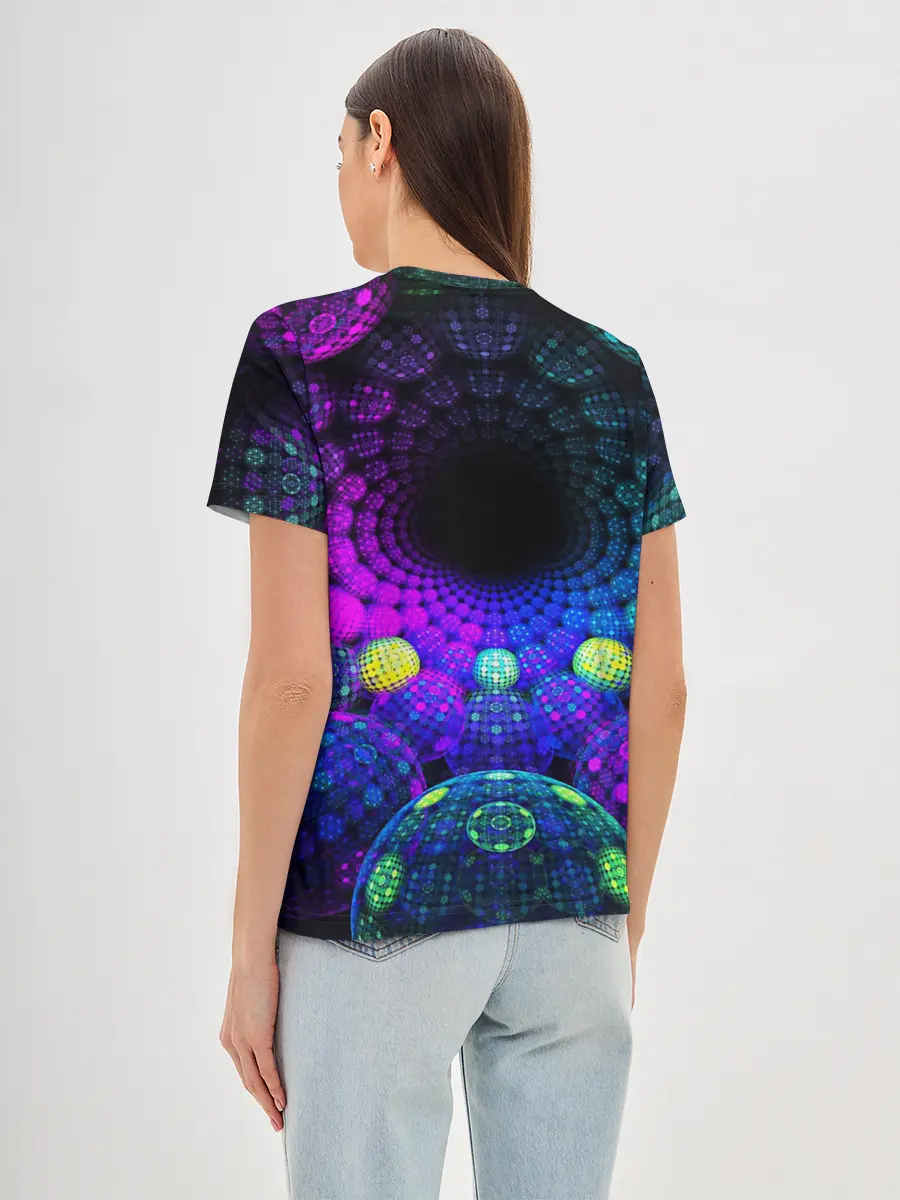 Женская базовая футболка / PSY NEON