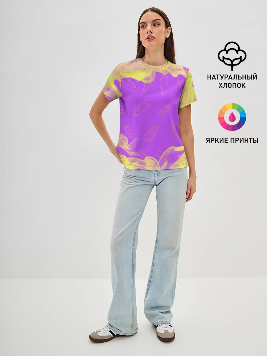 Женская базовая футболка / BILLIE EILISH / БИЛЛИ АЙЛИШ