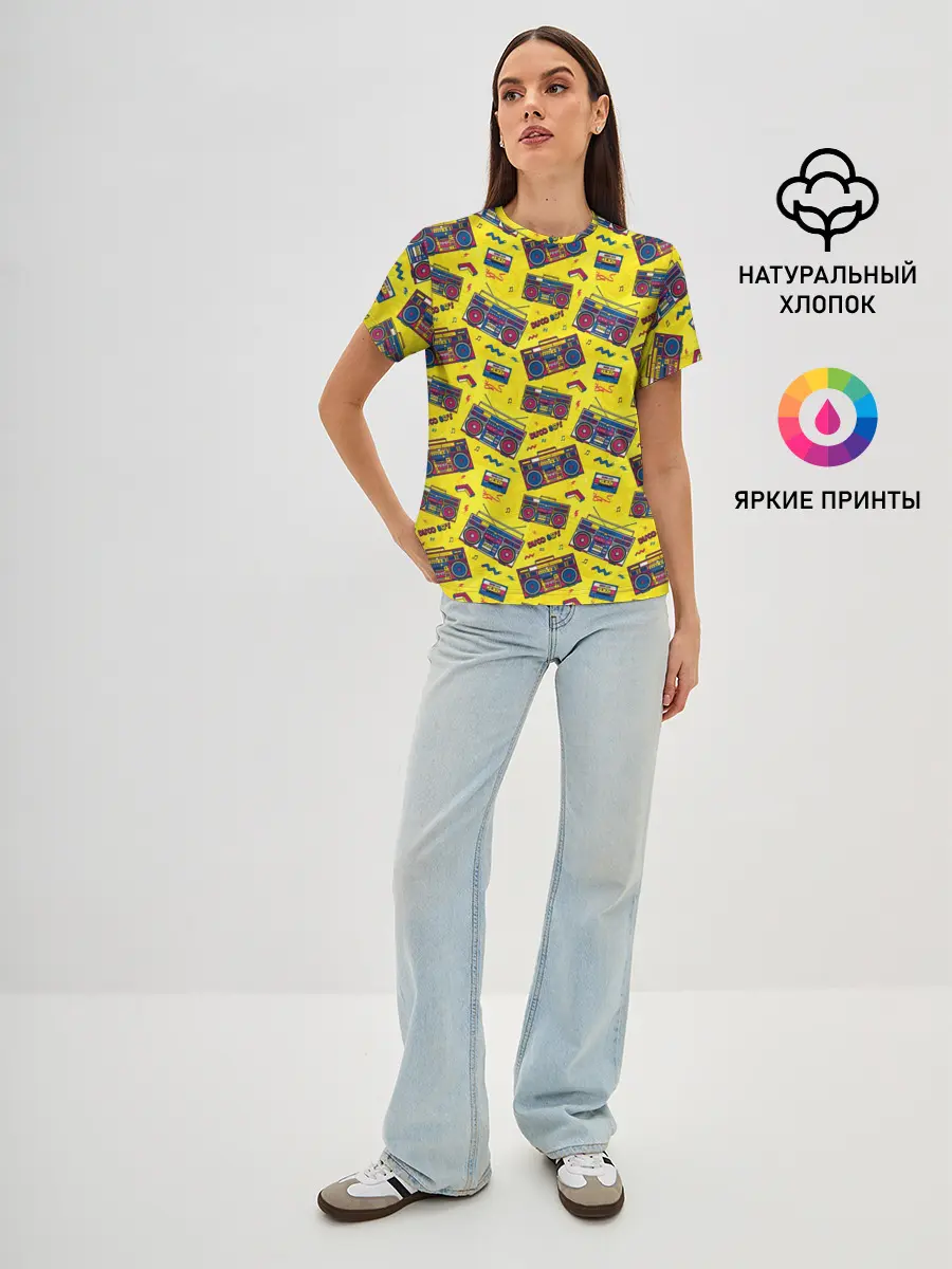 Женская базовая футболка / DISCO