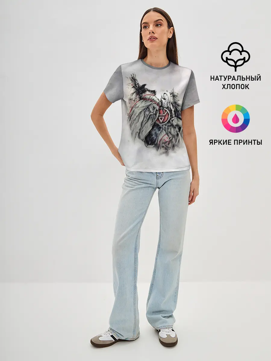 Женская базовая футболка / Велес