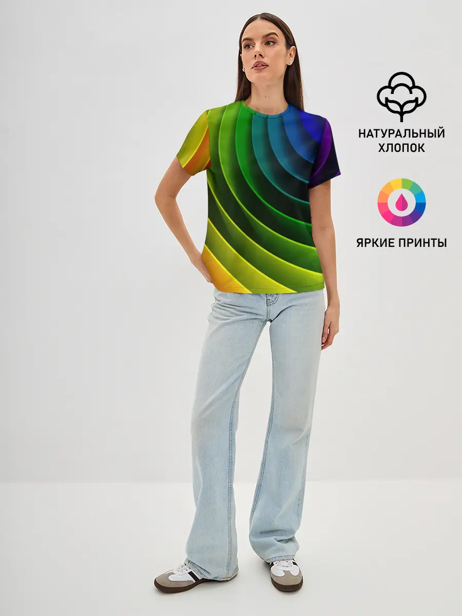 Женская базовая футболка / Color