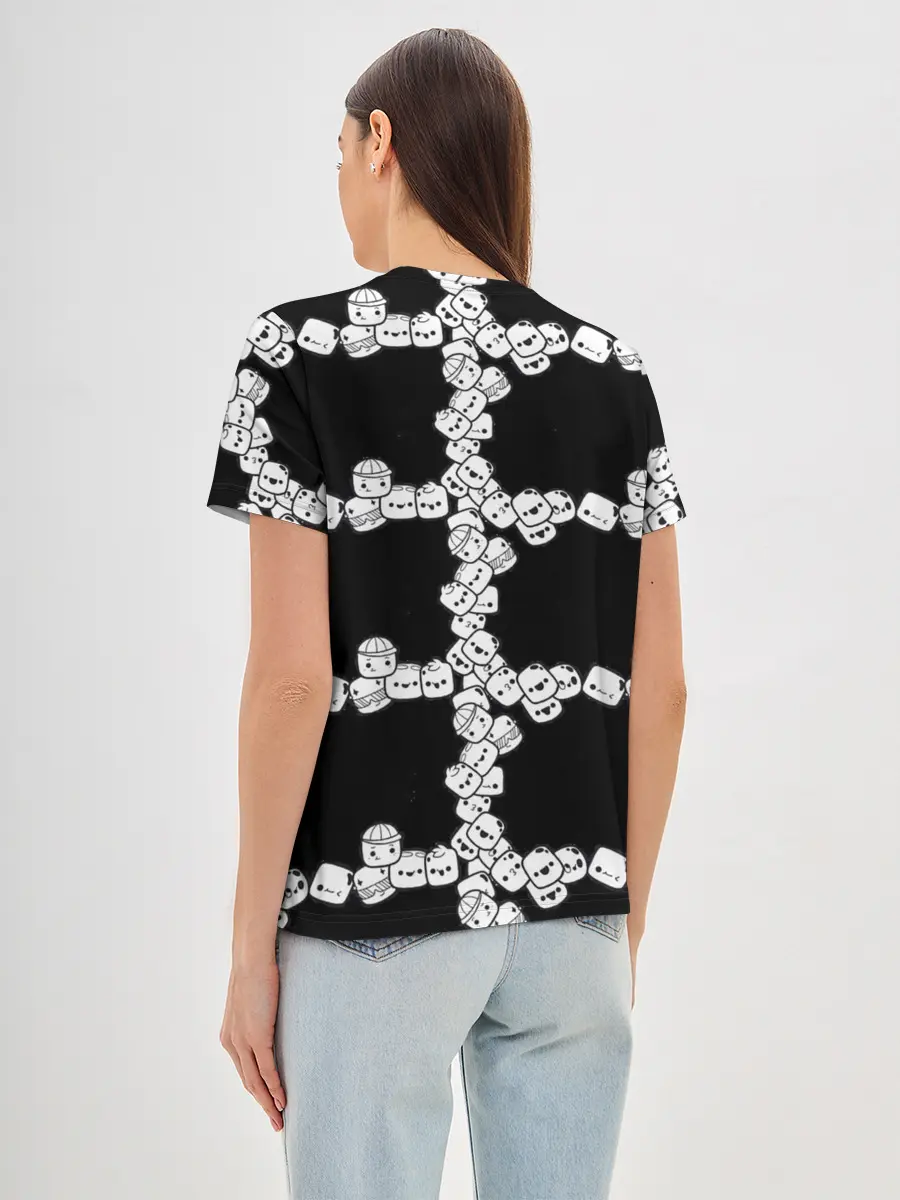 Женская базовая футболка / Зефирки