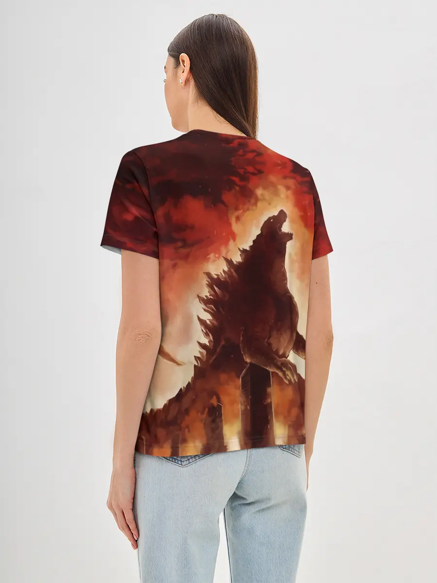 Женская базовая футболка / GODZILLA