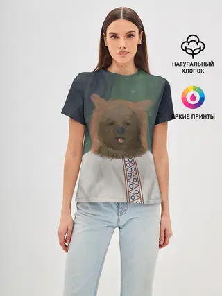 Женская базовая футболка / Ужас советских детей