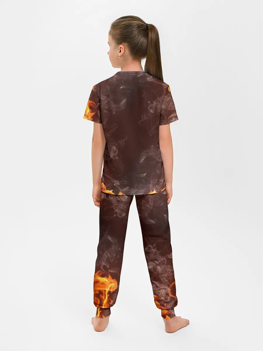 Детская пижама с брюками / Metallica | Fire Rock