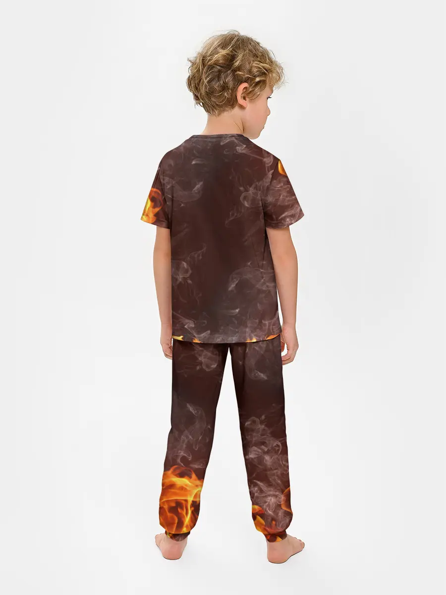 Детская пижама с брюками / Metallica | Fire Rock