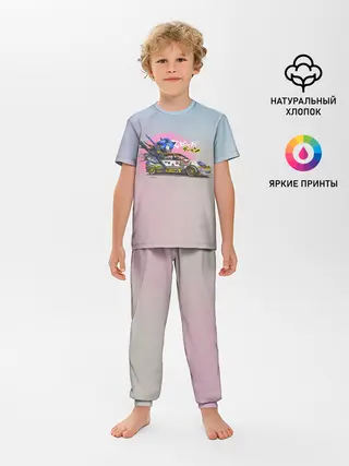 Детская пижама с брюками / Sonic racer
