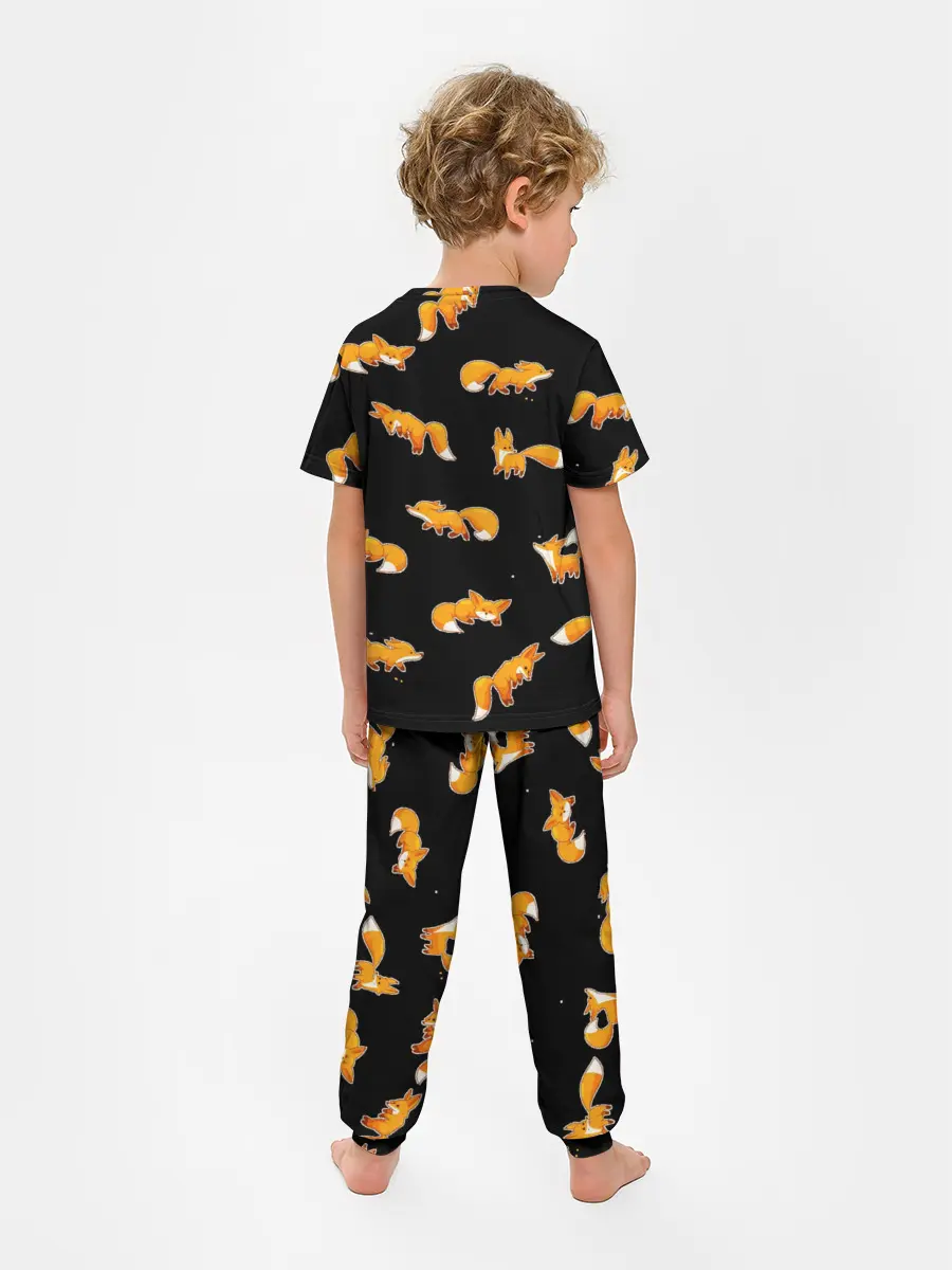Детская пижама с брюками / Лисы