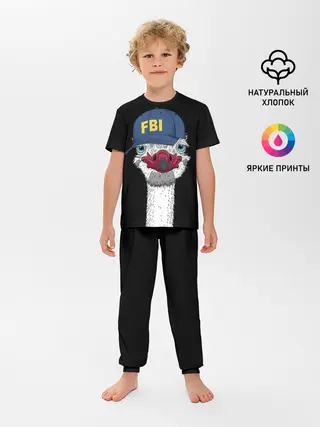 Детская пижама с брюками / FBI