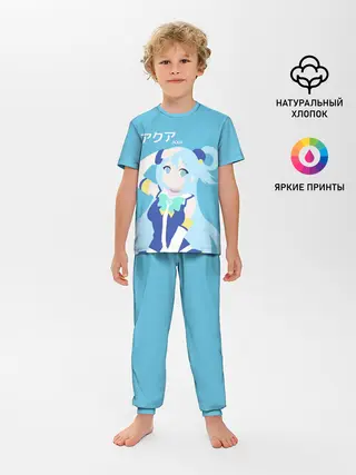 Детская пижама с брюками / коносуба аква лого
