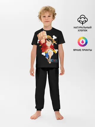 Детская пижама с брюками / удар One Piece