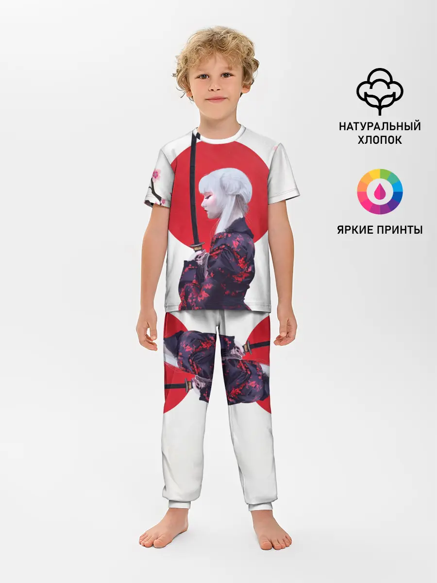 Детская пижама с брюками / Самурай