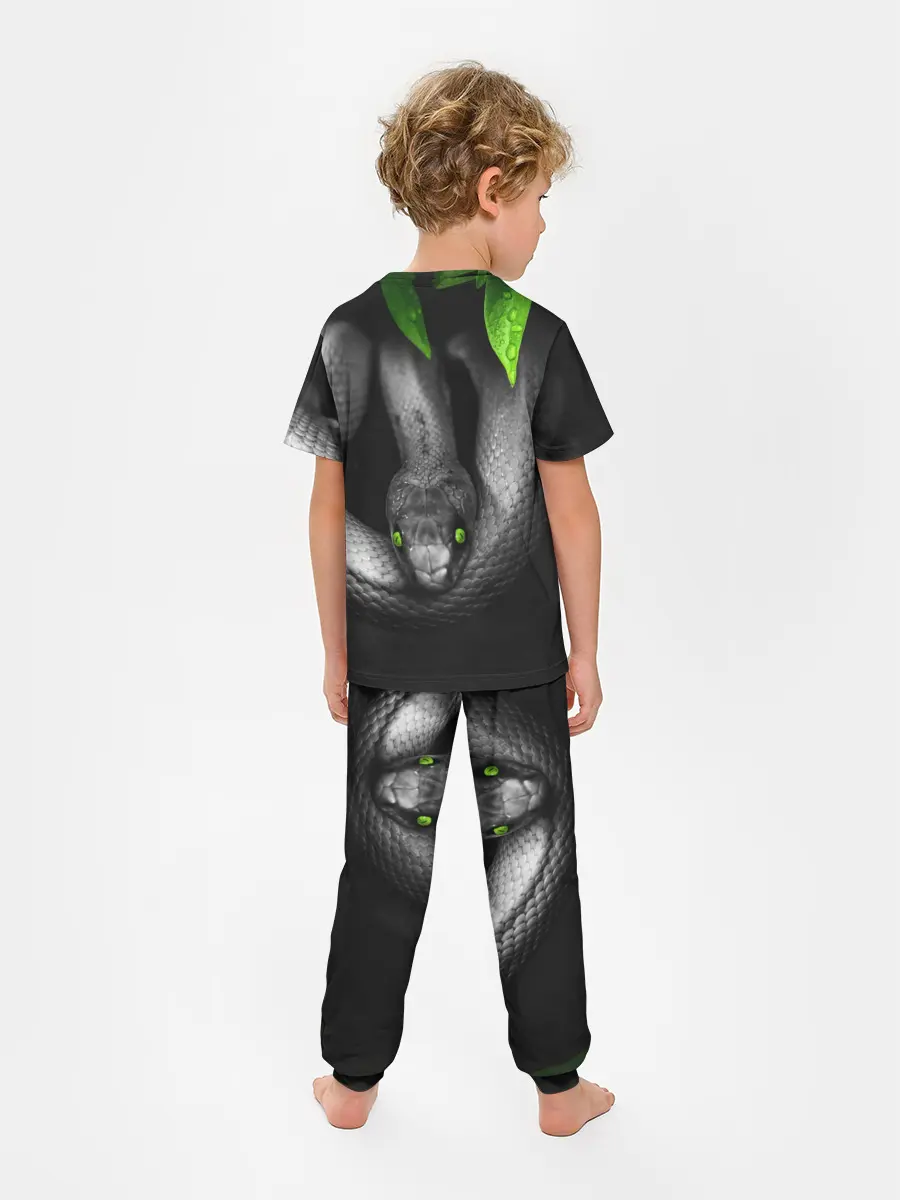 Детская пижама с брюками / Змея