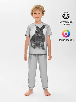 Детская пижама с брюками / Кролик