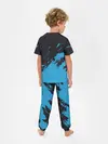 Детская пижама с брюками / One Piece синий всплеск