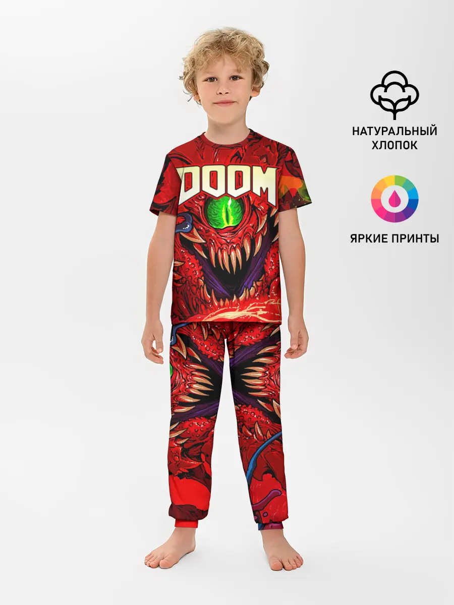 Детская пижама с брюками / DOOM Eternal
